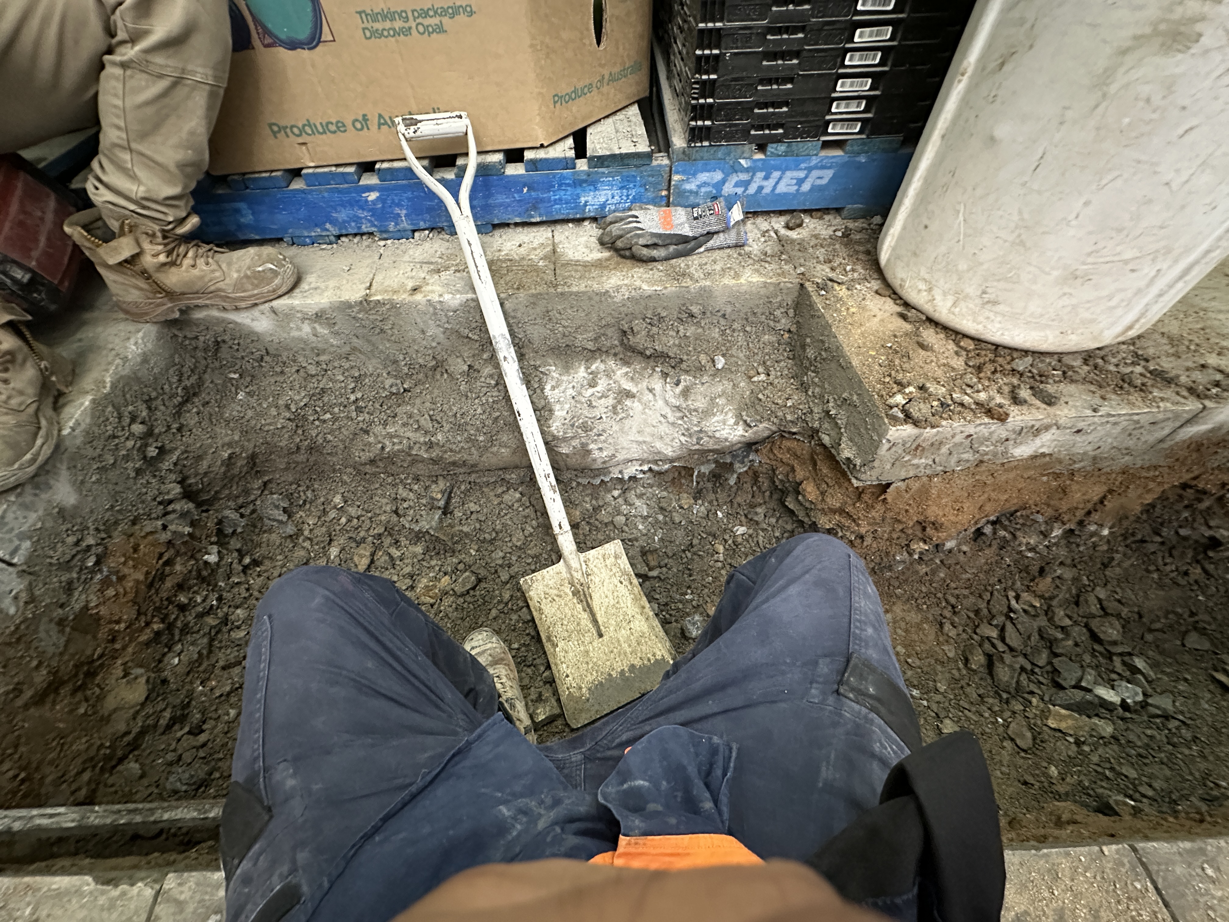 Building trench excavation, Townsville QLD