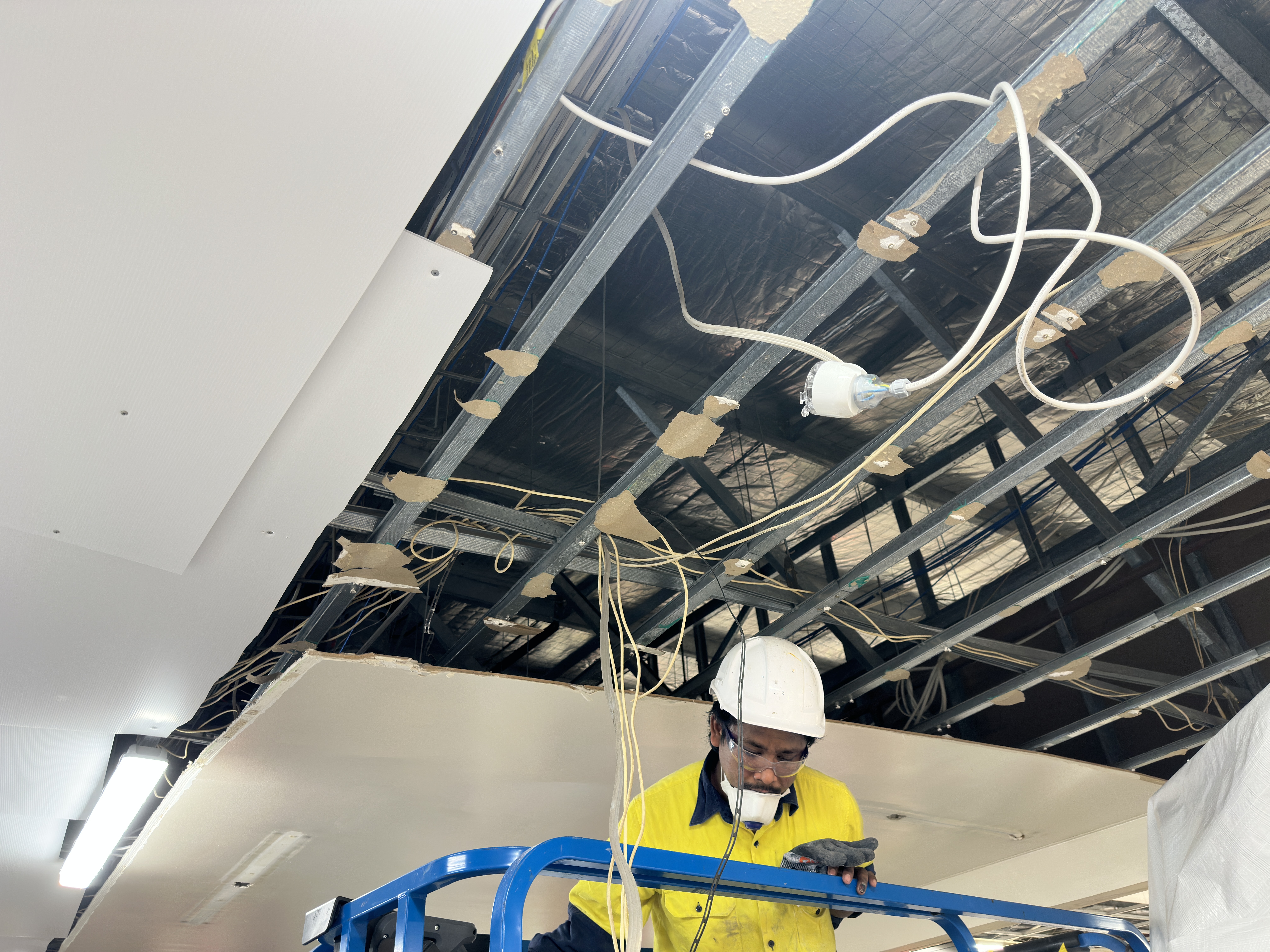Ceiling battens removed, Mackay