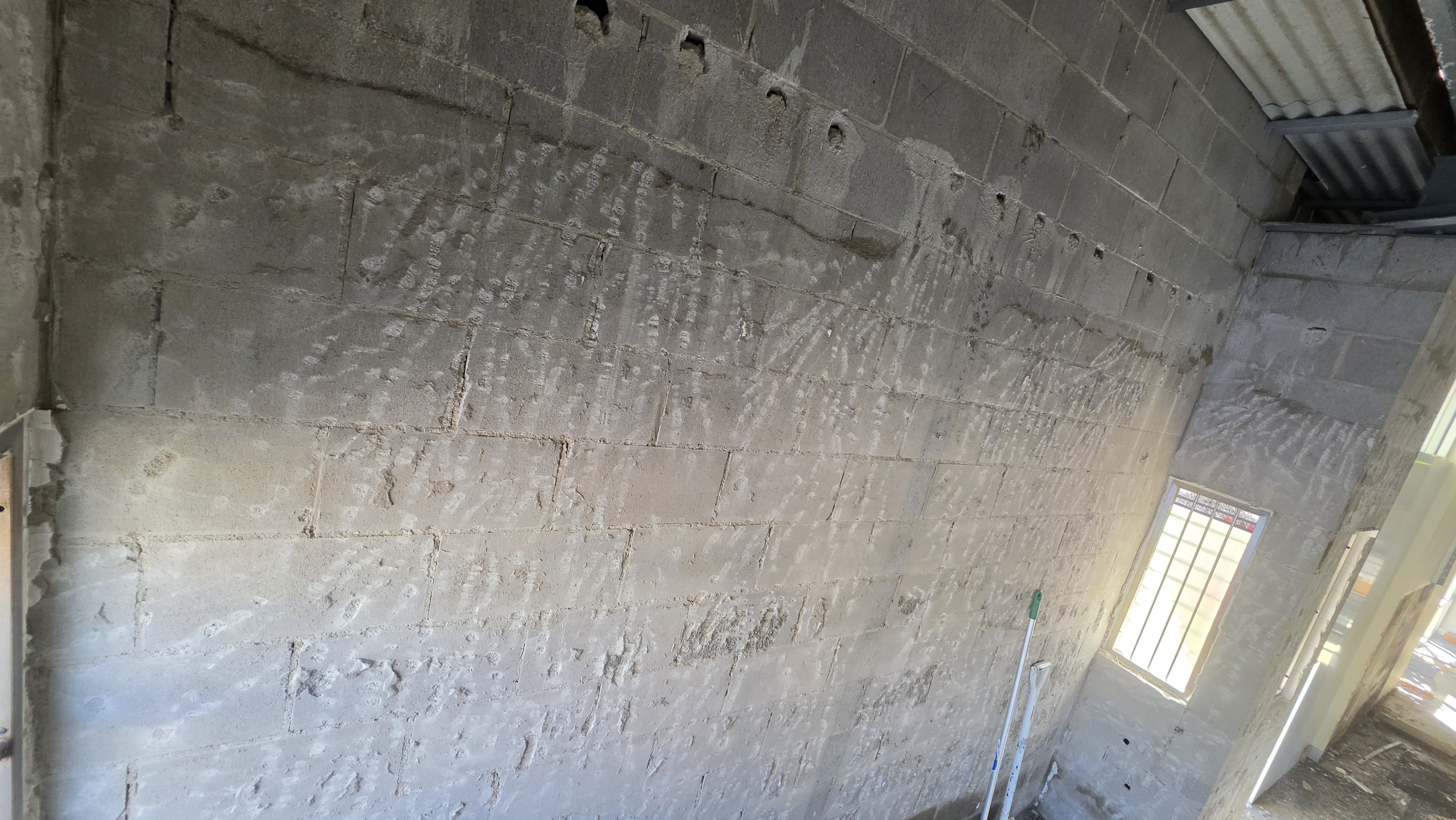 Floor tiles being stripped, Mackay