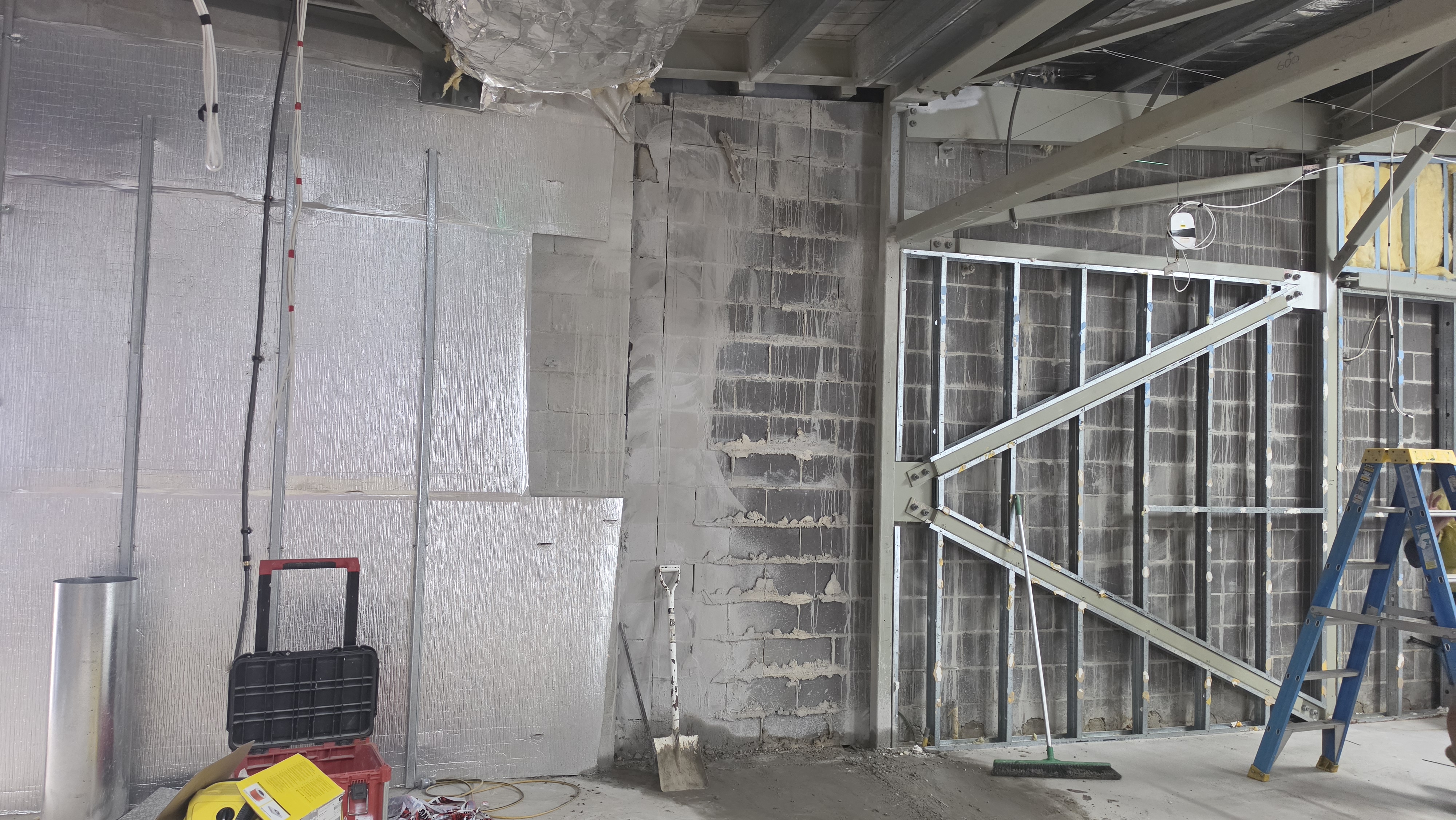 Wall linings removed, Mackay