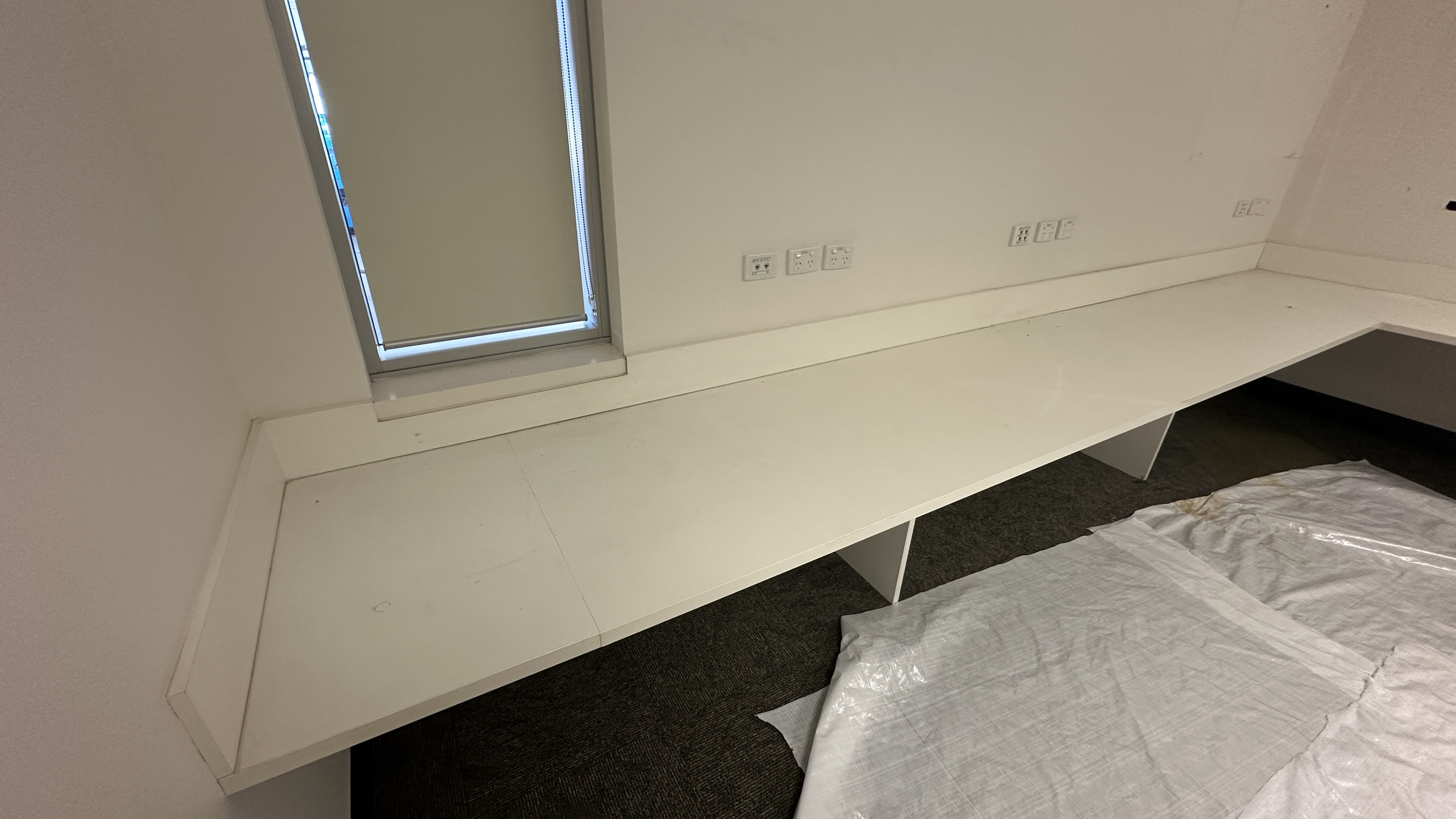 Ceiling removal exposing services, Cairns